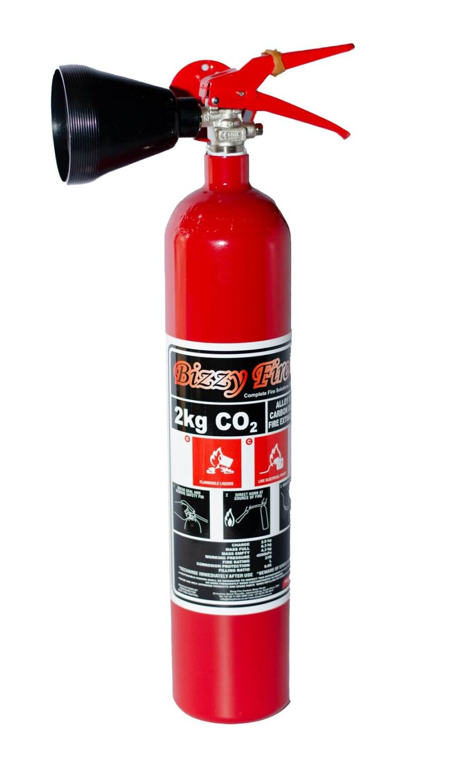 Bizzy Fire Control 2kg CO2 Fire Extinguisher South Africa | Buy Online at Best Price ...